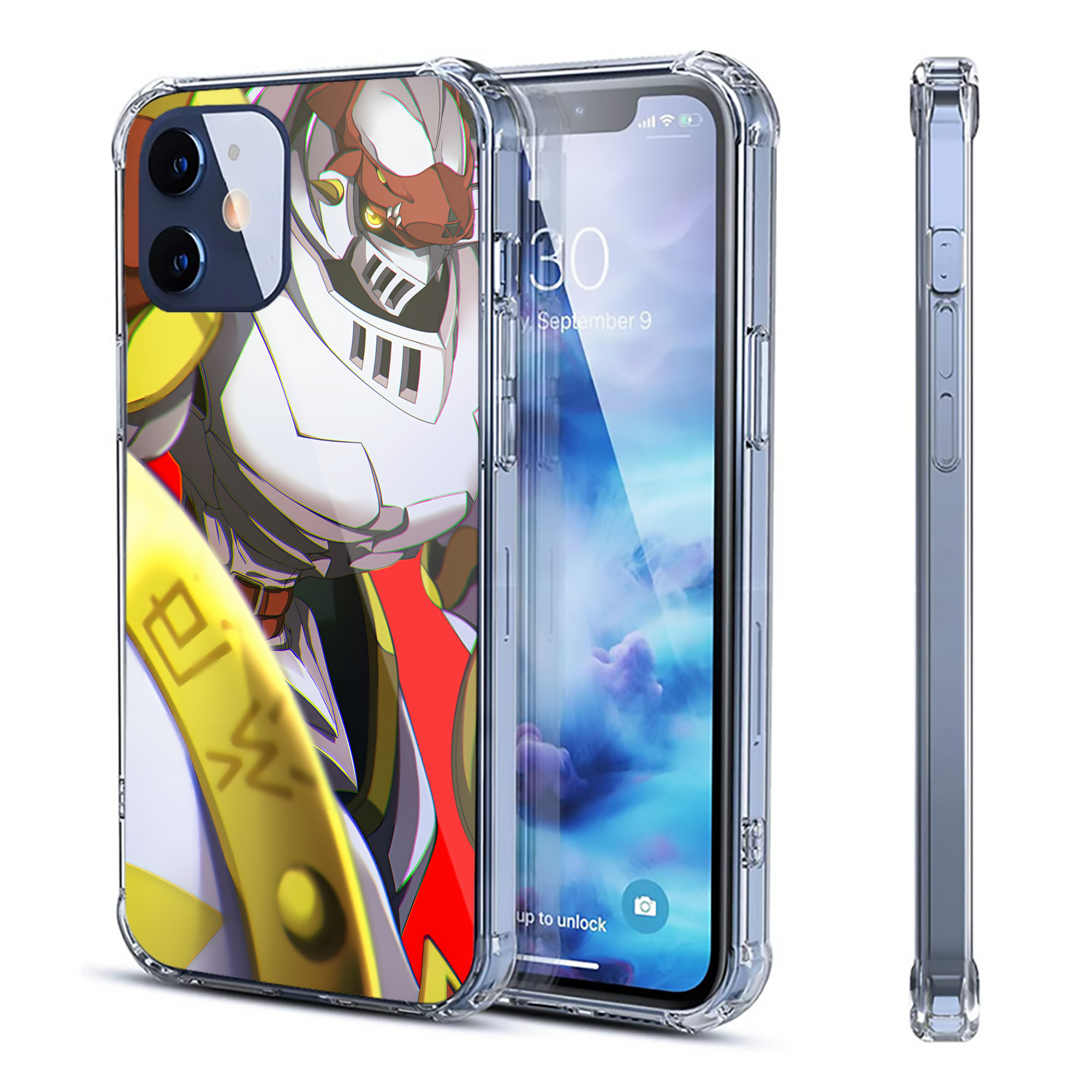 （画像用） Digimon デジタルモンスター/デジモン 【iPhone 12シリーズ対応】透明スマホケース（クリアソフトケース）